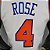 Regata Basquete New York Knicks Rose 4 Branca Edição Jogador Silk - Imagem 6
