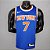 Regata Basquete NBA New York Knicks Anthony 7 azul Edição Jogador Silk - Imagem 1