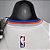 Regata Basquete NBA  New York Knicks Anthony 7 Branca Edição Jogador Silk - Imagem 4