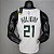 Regata Basquete NBA Milwaukee Bucks Holiday 21 Branca Edição Jogador Silk - Imagem 2