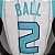 Regata Basquete NBA Charlotte Hornets Ball 2 Branca Edição Jogador Silk - Imagem 4