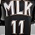 Regata Basquete NBA Atlanta Hawks Young 11 Preta Edição Jogador Silk - Imagem 3