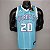 Regata Basquete NBA Charlotte Hornets Hayward 20 Ciano Edição Jogador Silk - Imagem 1