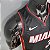 Regata Basquete NBA Miami Heat Wade 3 Preta Edição Jogador Silk - Imagem 3