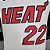 Regata Basquete NBA Miami Heat Butler 22 Branca Edição Jogador Silk - Imagem 8