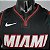 Regata Basquete NBA Miami Heat Adebayo 13 Preta Edição Jogador Silk - Imagem 4