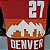 Regata Basquete NBA Denver Nuggets Murray 27 Vermelha Edição Jogador Silk - Imagem 7
