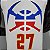 Regata Basquete NBA Denver Nuggets Murray 27 Branca Edição Jogador Silk - Imagem 6