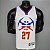 Regata Basquete NBA Denver Nuggets Murray 27 Branca Edição Jogador Silk - Imagem 1