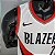 Regata Basquete NBA Portland Trail Blazers Roy 7 Branca Edição Jogador Silk - Imagem 8
