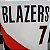 Regata Basquete NBA Portland Trail Blazers Roy 7 Branca Edição Jogador Silk - Imagem 3