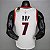 Regata Basquete NBA Portland Trail Blazers Roy 7 Branca Edição Jogador Silk - Imagem 2