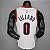 Regata Basquete NBA Portland Trail Blazers Lillard 0 Branca Edição Jogador Silk - Imagem 2