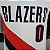 Regata Basquete NBA Portland Trail Blazers Lillard 0 Branca Edição Jogador Silk - Imagem 4