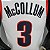Regata Basquete NBA Portland Trail Blazers McCollum 3 Branca Edição Jogador Silk - Imagem 6