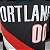 Regata Basquete NBA Portland Trail Blazers Anthony 00 Preta Edição Jogador Silk - Imagem 5