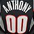 Regata Basquete NBA Portland Trail Blazers Anthony 00 Preta Edição Jogador Silk - Imagem 2