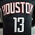 Regata Basquete NBA Houston Rockets Harden 12 Preta Edição Jogador Silk - Imagem 3