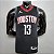 Regata Basquete NBA Houston Rockets Harden 12 Preta Edição Jogador Silk - Imagem 1
