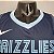 Regata Basquete NBA Memphis Grizzlies Morant 12 Azul escuro Edição Jogador Silk - Imagem 3