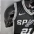 Regata Basquete NBA San Antonio Spurs Duncan 21 Preta Edição Jogador Silk - Imagem 7