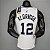 Regata Basquete NBA San Antonio Spurs Aldridge 12 Branca Edição Jogador Silk - Imagem 2