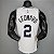 Regata Basquete NBA San Antonio Spurs Leonard 2 Branca Edição Jogador Silk - Imagem 2