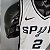 Regata Basquete NBA San Antonio Spurs Leonard 2 Branca Edição Jogador Silk - Imagem 4