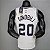Regata Basquete NBA San Antonio Spurs Ginobili 20 Branca Edição Jogador Silk - Imagem 2
