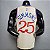 Regata Basquete NBA Philadelphia 76ers Simmons 25 Edição Limitada Bege Jogador Silk - Imagem 2