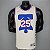 Regata Basquete NBA Philadelphia 76ers Simmons 25 Edição bônus Bege Jogador Silk - Imagem 1