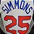 Regata Basquete NBA Philadelphia 76ers Simmons 25 Edição Retro Limitada Jogador Silk - Imagem 8