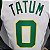 Regata Basquete NBA Boston Celtics Tatum 0 Platina Limitada Edição Jogador Silk - Imagem 6