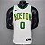 Regata Basquete NBA Boston Celtics Tatum 0 Platina Limitada Edição Jogador Silk - Imagem 1