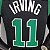 Regata Basquete NBA Boston Celtics Irving 11 Preta Edição Jogador Silk - Imagem 6