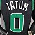 Regata Basquete NBA Boston Celtics Tatum 0 Preta Edição Jogador Silk - Imagem 5