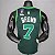 Regata Basquete NBA Boston Celtics Brown 7 Verde Escuro Edição Jogador Silk - Imagem 2