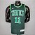 Regata Basquete NBA Boston Celtics Irving 11 Verde Escuro Edição Jogador Silk - Imagem 1