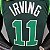 Regata Basquete NBA Boston Celtics Irving 11 Verde Escuro Edição Jogador Silk - Imagem 4