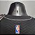 Regata Basquete NBA Brooklyn Nets Jordan 6 Edição Preta Jogador Silk - Imagem 7