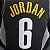 Regata Basquete NBA Brooklyn Nets Jordan 6 Edição Preta Jogador Silk - Imagem 4
