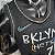 Regata Basquete NBA Brooklyn Nets Durant 7 Edição Preta Jogador Silk - Imagem 8