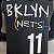 Regata Basquete NBA Brooklyn Nets Irving 11 Edição Preta Jogador Silk - Imagem 6
