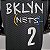 Regata Basquete NBA Brooklyn Nets Griffin 2 Edição Preta Jogador Silk - Imagem 6