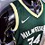 Regata Basquete NBA Milwaukee Bucks Antetokounmpo 34 Verde Edição Jogador Silk - Imagem 4