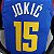 Regata Basquete NBA Denver Nuggets Jokic 15 Azul Edição Jogador Silk - Imagem 6