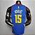 Regata Basquete NBA Denver Nuggets Jokic 15 Azul Edição Jogador Silk - Imagem 2