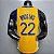 Regata Basquete NBA Golden State Warriors Wiggins 22 Amarela Edição Jogador Silk - Imagem 2