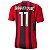 Camisa Milan 1 Ibrahimović 11 Torcedor 2021 / 2022 - Imagem 3