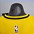 Regata Basquete NBA Golden State Warriors Thompson 11 Amarela E Preta Edição Jogador Silk - Imagem 7